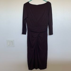 MaxMara Italian Long Sleeve Dress
